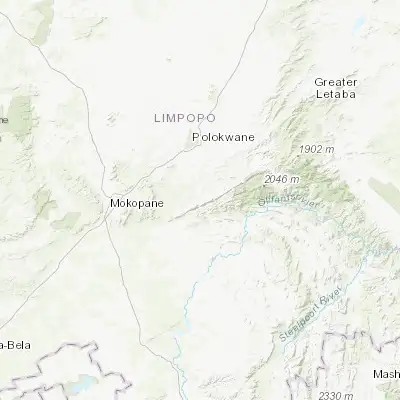Map showing location of Lebowakgomo (-24.200000, 29.500000)