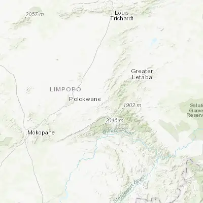Map showing location of Mankoeng (-23.900000, 29.816670)