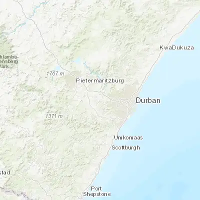 Map showing location of Mpumalanga (-29.812920, 30.636460)