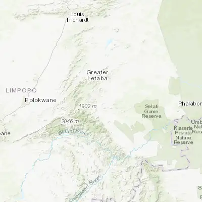 Map showing location of Nkowakowa (-23.887820, 30.287080)