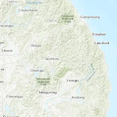 Map showing location of Neietsu (37.184470, 128.468210)