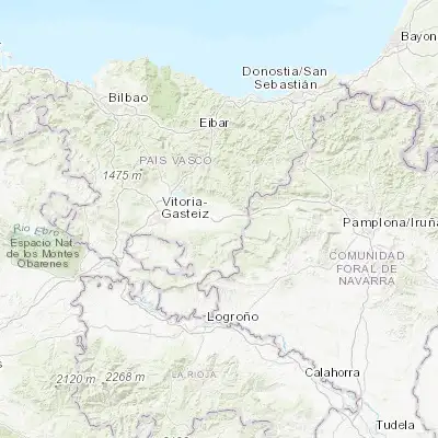 Map showing location of Agurain / Salvatierra (42.851620, -2.391230)