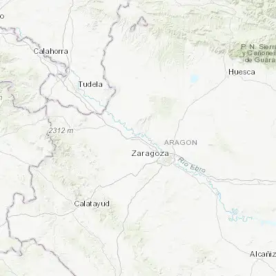 Map showing location of Alagón (41.769640, -1.119060)