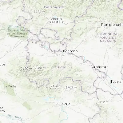 Map showing location of Albelda de Iregua (42.358370, -2.472780)