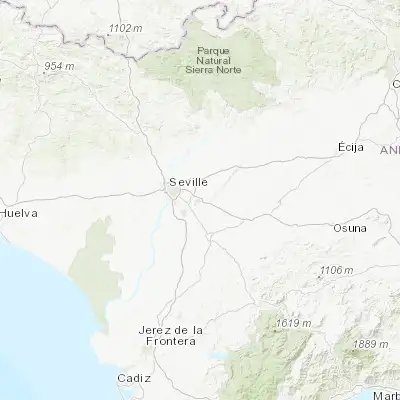 Map showing location of Alcalá de Guadaira (37.337910, -5.839510)