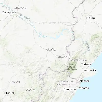 Map showing location of Alcañiz (41.050000, -0.133330)