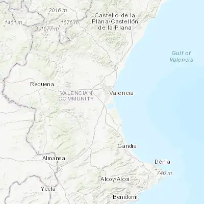 Map showing location of Alcàsser (39.367910, -0.444470)