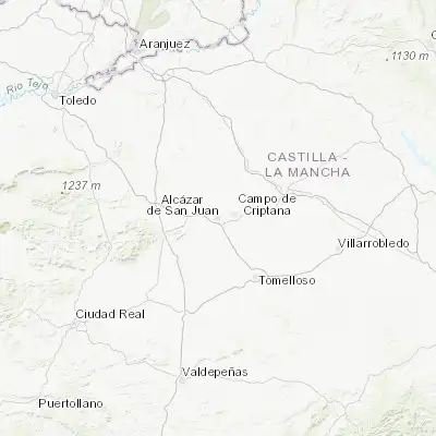 Map showing location of Alcázar de San Juan (39.390110, -3.208270)