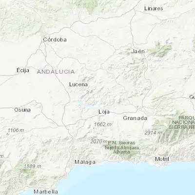 Map showing location of Algarinejo (37.325260, -4.158500)