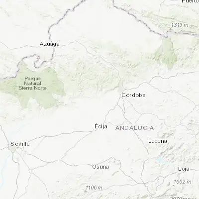 Map showing location of Almodóvar del Río (37.810700, -5.020370)