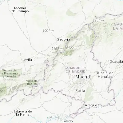Map showing location of Alpedrete (40.658890, -4.025120)