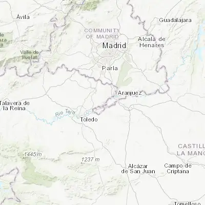 Map showing location of Añover de Tajo (39.988730, -3.765790)