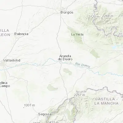 Map showing location of Aranda de Duero (41.670410, -3.689200)