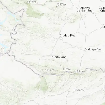 Map showing location of Argamasilla de Calatrava (38.729850, -4.076270)