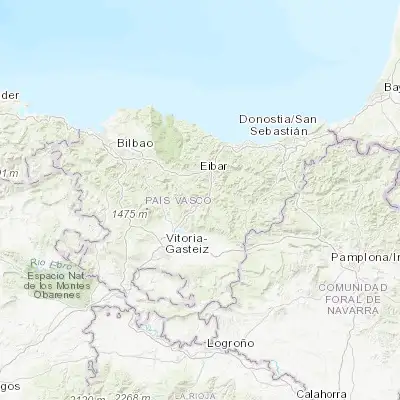 Map showing location of Arrasate / Mondragón (43.064410, -2.489770)