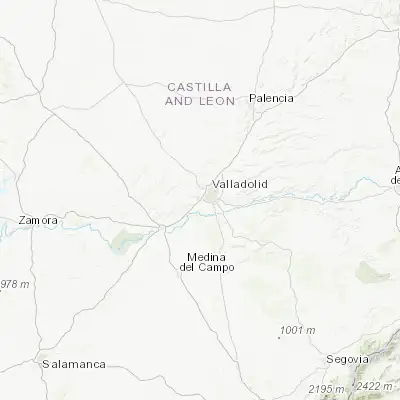 Map showing location of Arroyo de la Encomienda (41.609560, -4.796920)