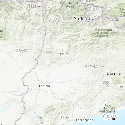Map showing location of Artesa de Segre (41.894670, 1.046250)