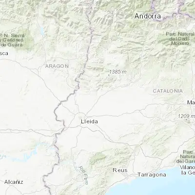 Map showing location of Balaguer (41.791170, 0.810940)