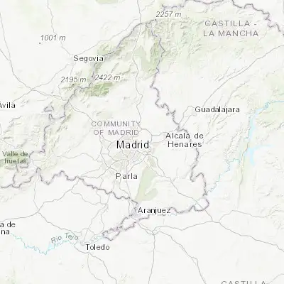 Map showing location of Barajas de Madrid (40.473660, -3.577770)