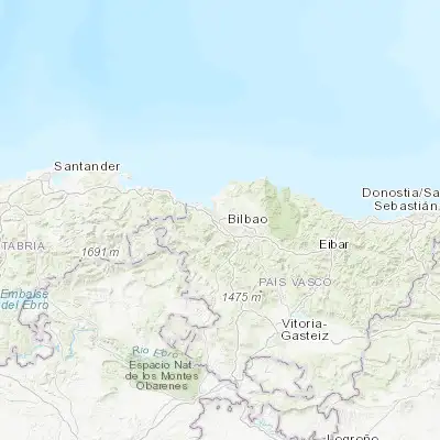 Map showing location of Barakaldo (43.296390, -2.988130)