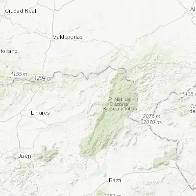 Map showing location of Beas de Segura (38.252400, -2.888750)