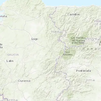 Map showing location of Becerreá (42.856100, -7.163600)