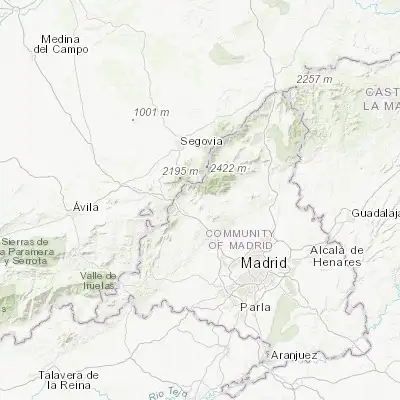 Map showing location of Becerril de la Sierra (40.716990, -3.988580)