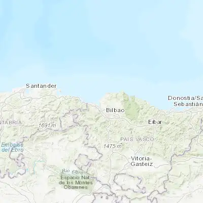 Map showing location of Berango (43.365000, -2.996010)