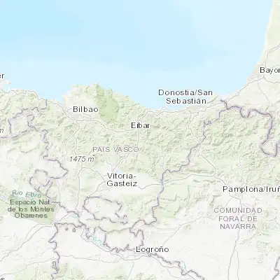 Map showing location of Bergara (43.115100, -2.417500)