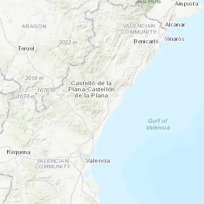 Map showing location of Betxí (39.933330, -0.200000)