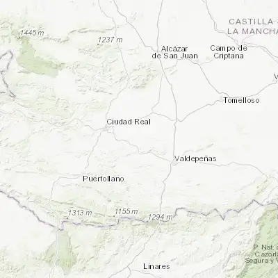 Map showing location of Bolaños de Calatrava (38.906900, -3.663450)