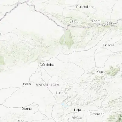 Map showing location of Bujalance (37.895560, -4.380740)