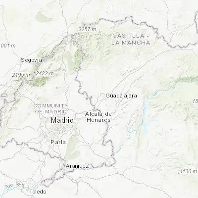 Map showing location of Cabanillas del Campo (40.633760, -3.229370)