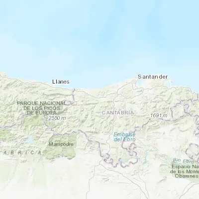 Map showing location of Cabezón de la Sal (43.308240, -4.235710)