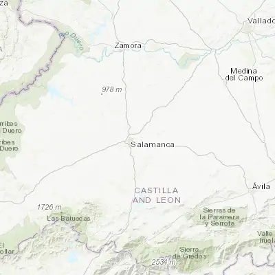 Map showing location of Cabrerizos (40.978080, -5.609070)