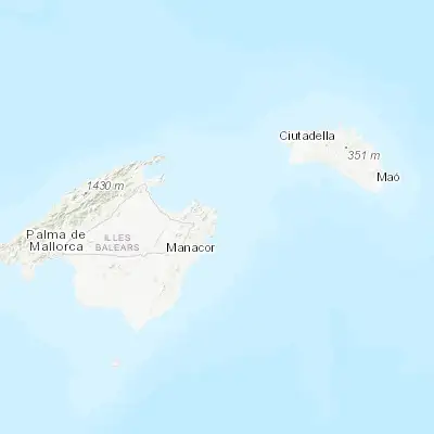 Map showing location of Cala Rajada (39.711740, 3.463100)