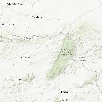 Map showing location of Campiña (38.218960, -2.980690)