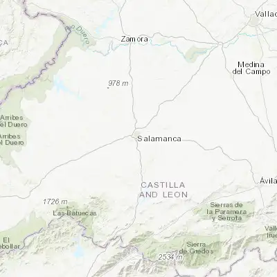 Map showing location of Carbajosa de la Sagrada (40.933050, -5.650260)