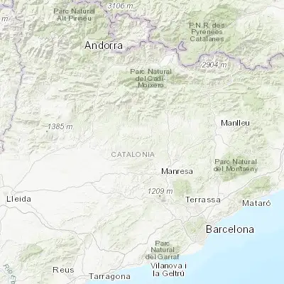 Map showing location of Cardona (41.913710, 1.678550)