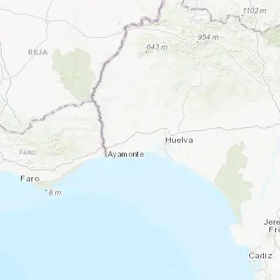 Map showing location of Cartaya (37.281140, -7.150710)