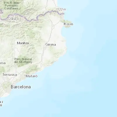 Map showing location of Castell-Platja d'Aro (41.817510, 3.067420)