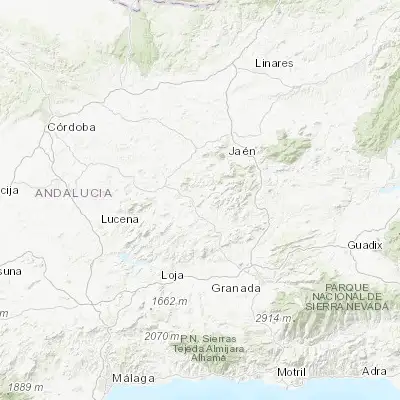 Map showing location of Castillo de Locubín (37.528580, -3.942200)