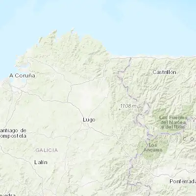 Map showing location of Castro de Rei (43.208660, -7.400260)