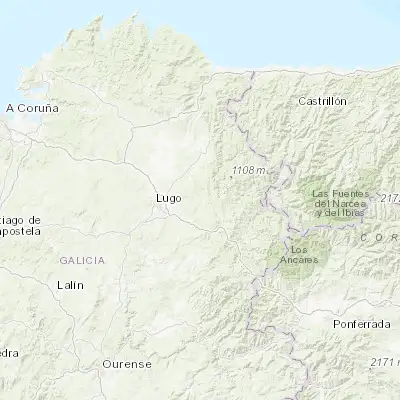 Map showing location of Castroverde (43.030200, -7.324280)