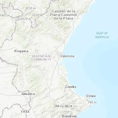 Map showing location of Catarroja (39.400000, -0.400000)
