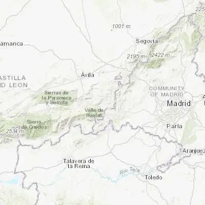 Map showing location of Cebreros (40.458350, -4.464330)