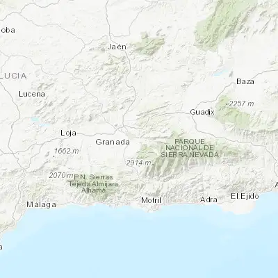 Map showing location of Cenes de la Vega (37.160060, -3.535480)