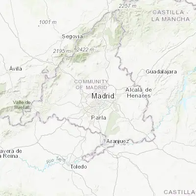 Map showing location of Chamberí (40.434040, -3.703790)
