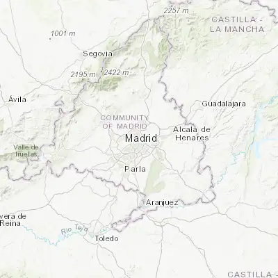 Map showing location of Ciudad Lineal (40.445050, -3.651320)