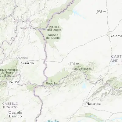 Map showing location of Ciudad Rodrigo (40.600000, -6.533330)